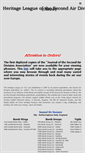 Mobile Screenshot of heritageleague.org